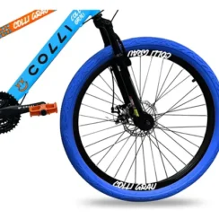 Bicicleta Colli Grau Aro 26 21 Marchas Preto Fosco/Vermelho – Freio a Disco