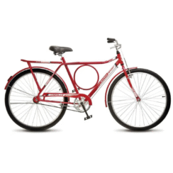 Bicicleta Urbana Colli Barra Sport Aro 26 com Bagageiro e Capa de Corrente